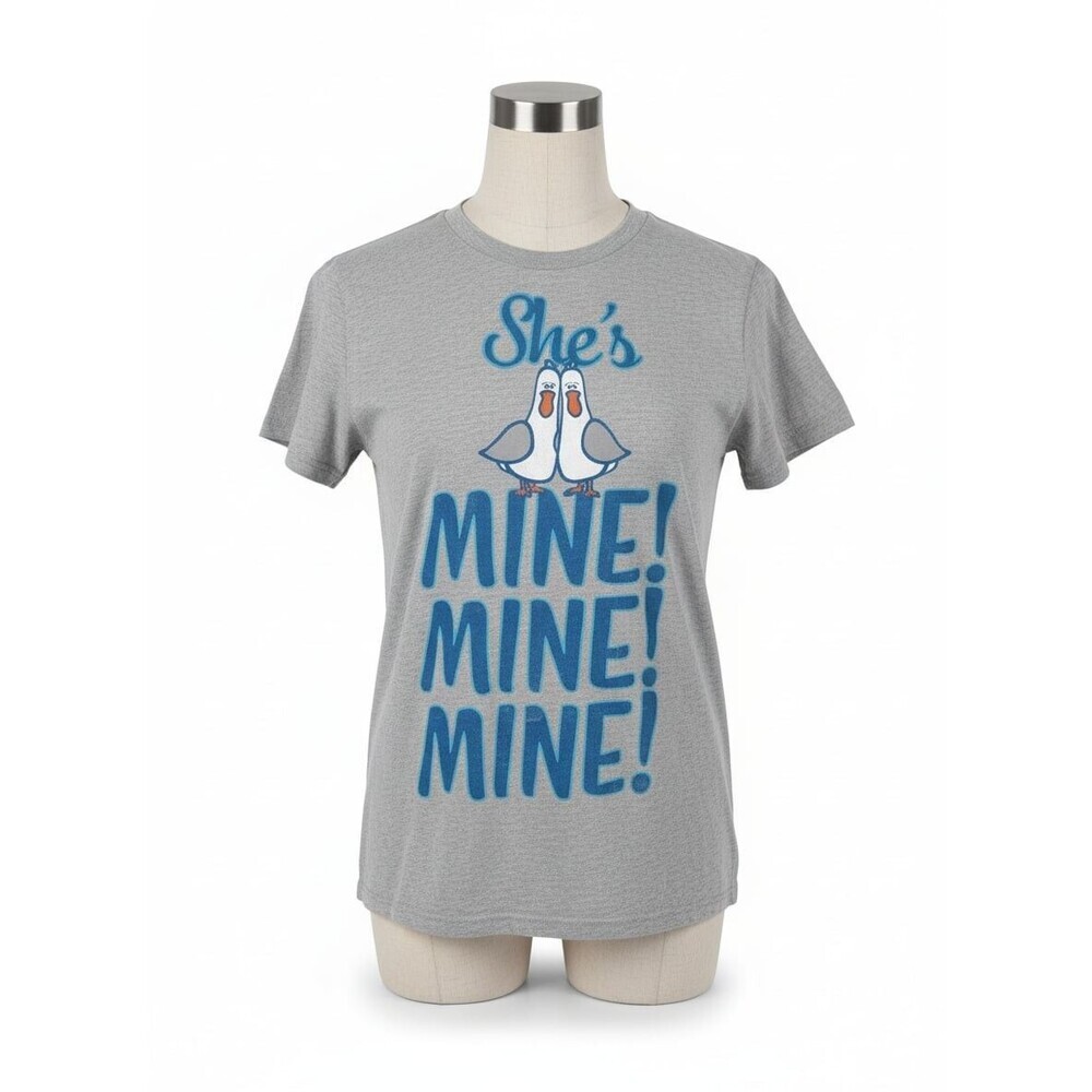 Disney Parks Finding Nemo Seagulls She's Mine! Mine! Mine! Gray Graphic T-Shirt
